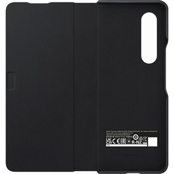 Image 1 of Samsung Оригинален Калъф Samsung Leather Flip Cover за Galaxy Z Fold 3 - Черен, EF-FF926LBE (8806092632950)