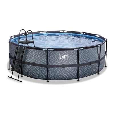 Exit Toys Frame Pool s pískovou filtrací 427 x 122cm Stone Grey