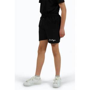 Hype Поларени къси панталони Hype Scribble Fleece Jogger Shorts - Black