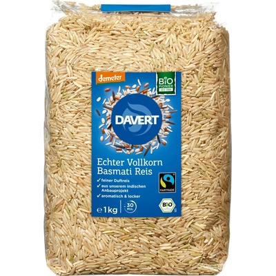 Davert Basmati rýže hnědá bez lepku Bio 1 kg