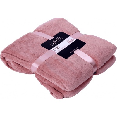 Collectione Růžový plyšový pléd Olaf old pink 150x200