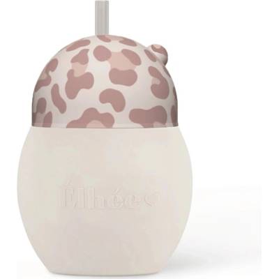 Élhée učiaci hrnček so slamkou Coconut 240 ml Graouu Pink