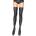 Leg Avenue Wet Look Thigh Highs 6901 Black S/M