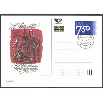 Česká pošta (2005) CDV 96 O - P 115 - Chomutov - razítko