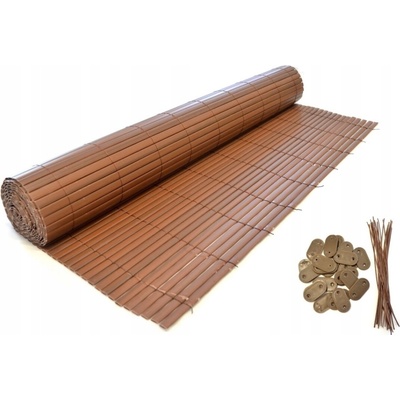 OBOUSTRANNÁ PVC ROHOŽKA NA BALKON 0,8 x 3 m, hnědá