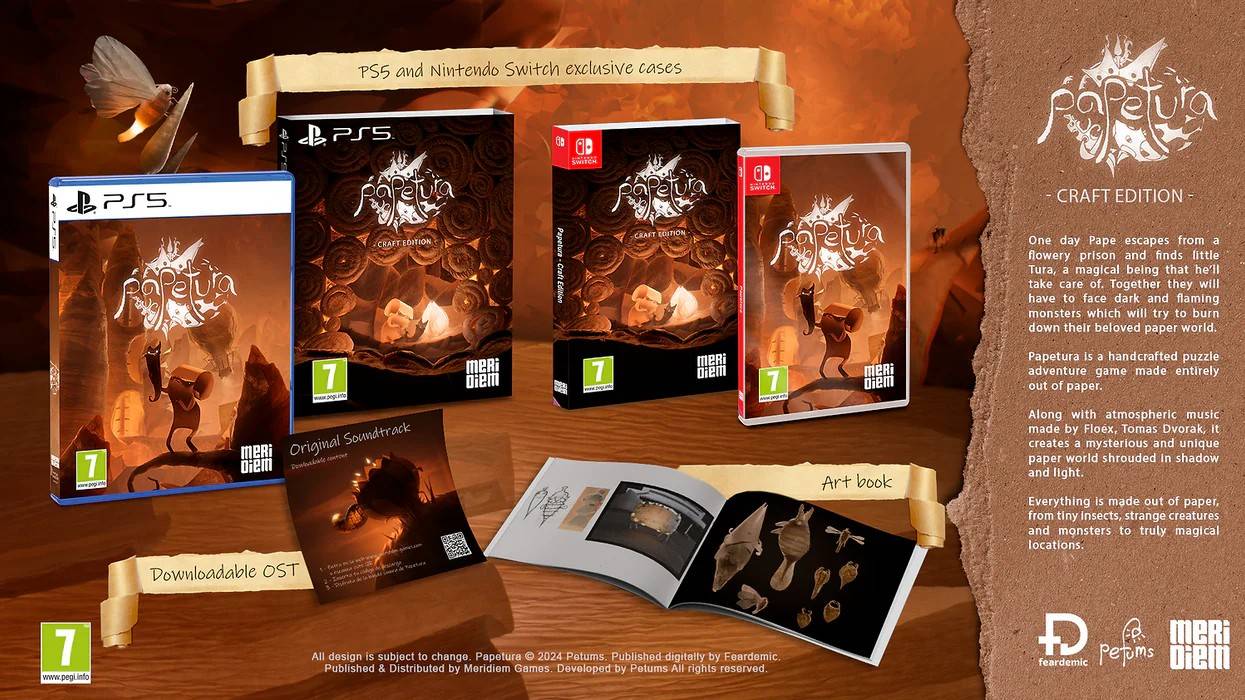 【新品】パペトゥラ(Papetura) Craft Edition Papetura, Craft Edition [Nintendo Switch] | VGNYsoft Games