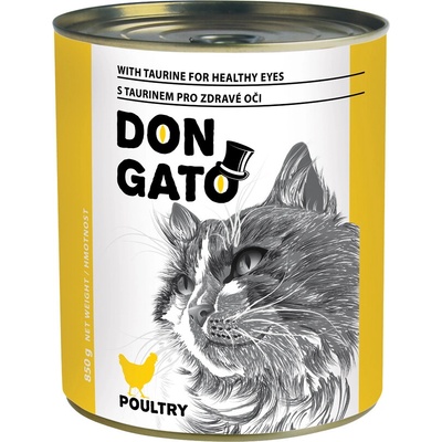 Don Gato cat drůbežá 850 g