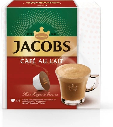 Jacobs Cafe Au Lait 42 ks Heureka.sk