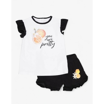 Chicco Girls Shorts And Tank Top Set White/Black