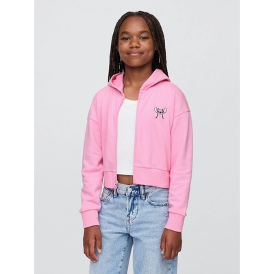 GAP dětská crop mikina Gap × Lilo & Stitch VintageSoft 780460-01