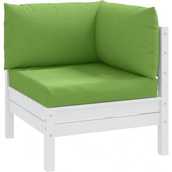 vidaXL Палетни възглавници, 3 бр, меланж зелени, плат (4002657)