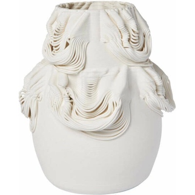 Ferm Living Váza Drisca, off-white