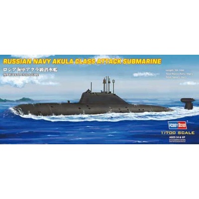 Russian Navy Akula Class Attack SubmarineHobby Boss 87005 1:700