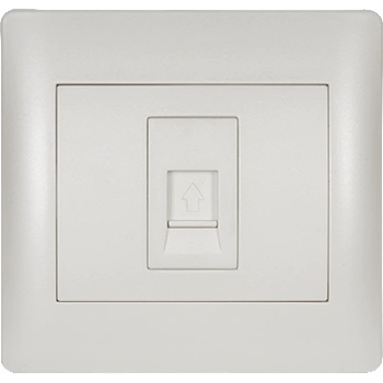 ELMARK Rhyme ТЕЛЕФОНЕН КОНТАКТ БЯЛ МЕТАЛИК (11261)