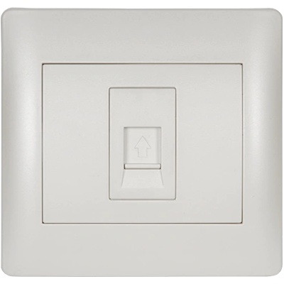 ELMARK Rhyme ТЕЛЕФОНЕН КОНТАКТ БЯЛ МЕТАЛИК (11261)