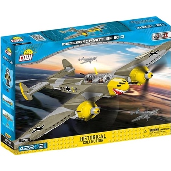 COBI 5716 World War II Německý těžký stíhací-bombardovací letoun MESSERSCHMITT BF 110 D