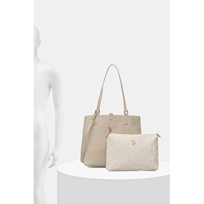 U. S. Polo Assn U. S. Polo Assn. шопинг чанта дамска от имитация на кожа Malibu (BEUM08707WVP)