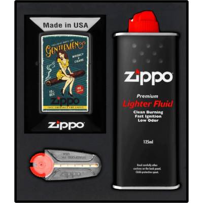 Benzínový zapaľovač Zippo kovový