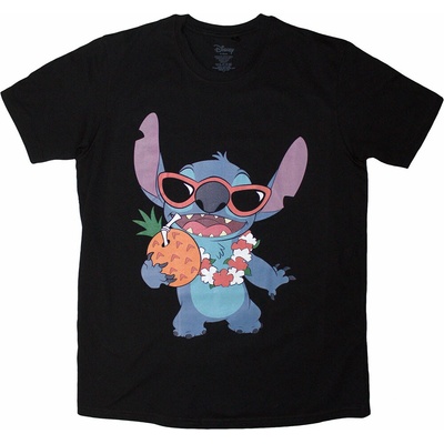 Disney tričko Lilo & Stitch Stitch Pineapple čierna