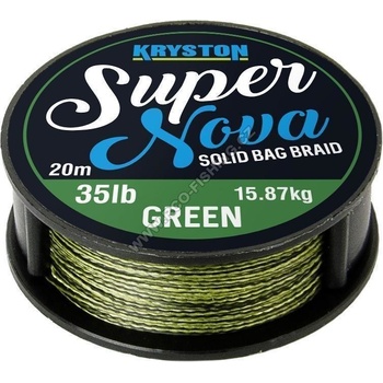 Kryston šnúra Super Nova Solid Braid Zelený 20m 15lb