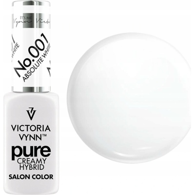 Victoria Vynn hybridní lak Pure Creamy Hybrid 001 Absolute White 8 ml