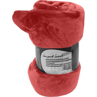 Bazyl cz Mikroflanelová deka Super Soft Lososová 200x230