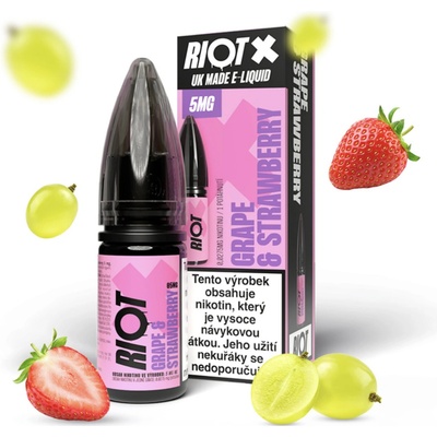 Riot X Salt Grape & Strawberry 10 ml 5 mg