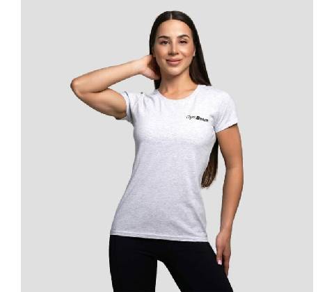 GymBeam Dámske tričko Basic Heather Grey
