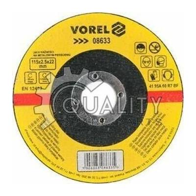 Vorel kotouč na kov 115 x 22 x 2,5 mm TO-08633