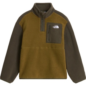 The North Face Детски поларен пуловер The North Face Kid's Teen Yumiori 1/4 Zip Jacket Fleece jumper - Caraway Seed / New Taupe Green (704-6518-0114)