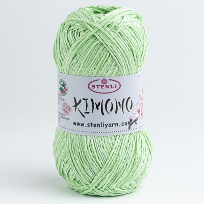 Příze Kimono - 03 světle zelená