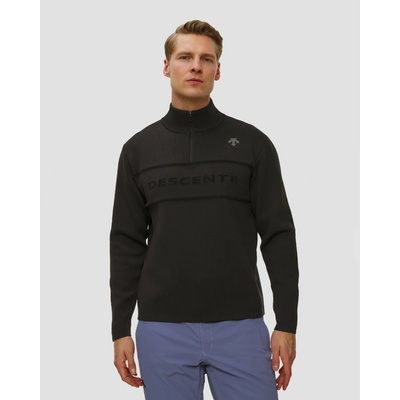 Descente pánsky sveter Half Zip čierny