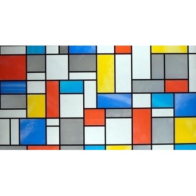 GEKKOFIX 10277 samolepící tapety Samolepící fólie transparentní Mondriaan rozměr 45 cm x 15 m