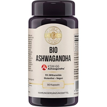i like it clean Био екстракт от корен на ашваганда 600 mg - 90 капсули