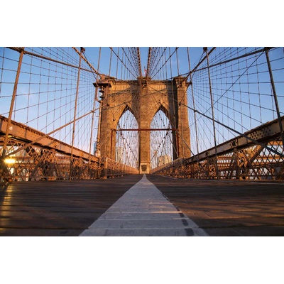 DIMEX ART Флизелинов фототапет бруклински мост при изгрев слънце 375 x 250 см