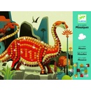 Výtvarné a kreatívne sady Djeco Penová mozaika Dinosaury DJ08899