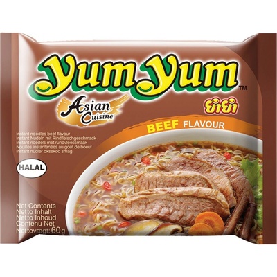YumYum Instantní nudlová polévka s hovězí příchutí 60g