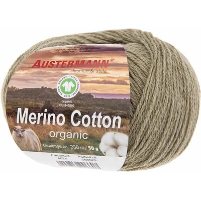 Austermann Merino Cotton 24 Šedozelená