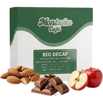 Café Montaña Bio Swiss Water Decafbio bez kofeinu 0,5 kg