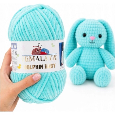 Priadza Himalaya Dolphin Baby modrá 100 g 120 m