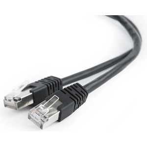 Gembird CAT5e F-UTP пач кабел 2 м черен PP22-2M/BK (PP22-2M/BK)