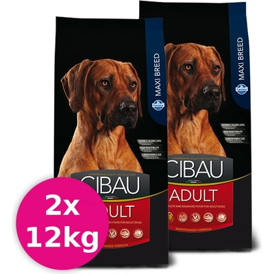 Cibau dog Adult MAXI 2 x 12 kg