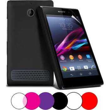 Image 1 of Sony Xperia E1/Dual Твърд Капак + Скрийн Протектор