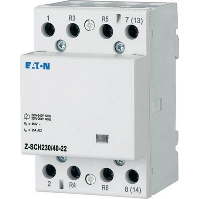 Eaton Инсталационен контактор EATON Z-SCH230/40-22, 248853 - 230VAC/50Hz, 2N/O+2N/C, 40A, 3HP (248853)