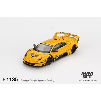 MINI GT Lamborghini LB-Silhouette Works Murcielago GT Evo Yellow 1:64