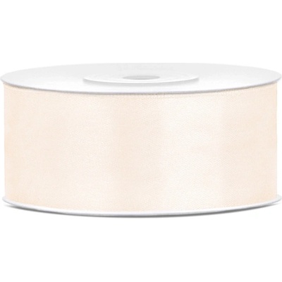 Stuha saténová IVORY, 25 mm x 25 m – Zboží Dáma