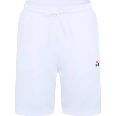 Diesel Поларени къси панталони Diesel Men's Fleece Jogger Shorts - White