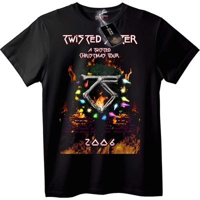 NOONEBRAND Тениска Twisted Sister Коледно турне 2006 - 2XL, White