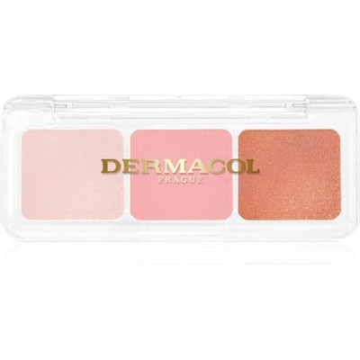 Dermacol Compact Trio палитра сенки за очи цвят 4 Fairy Flirtini 4.2 гр