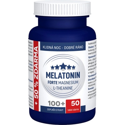 Clinical Melatonin forte magnesium chelát 100 + 50 tablet